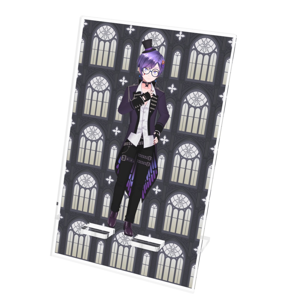 【夜桜（なお）】12月記念日グッズ-アクリルスマホスタンド[1207]