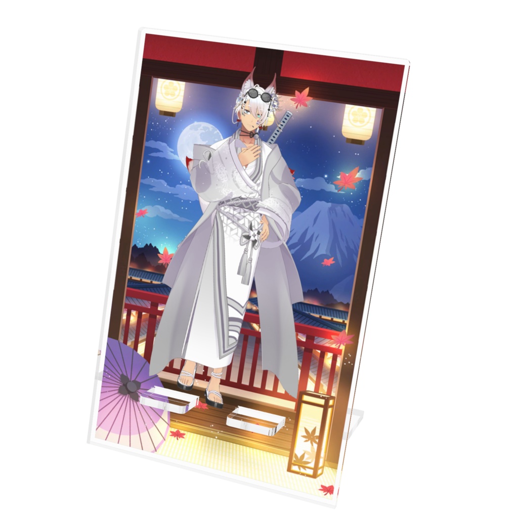 【夜狐神トト】12月記念日グッズ-アクリルスマホスタンド[1231]