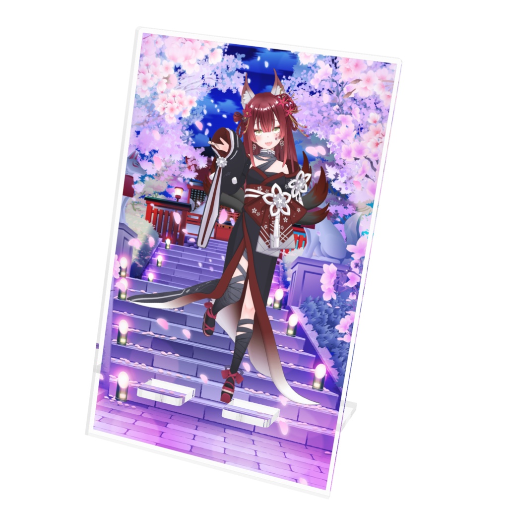 【夜船 狐杜】12月記念日グッズ-アクリルスマホスタンド[1203]