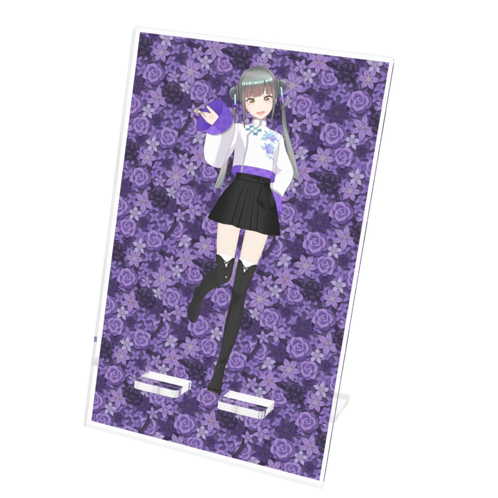 【夜音まひる】12月記念日グッズ-アクリルスマホスタンド[1217]