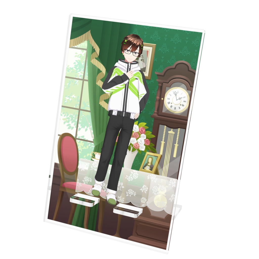 【成木鑑FAM】12月記念日グッズ-アクリルスマホスタンド[1221]