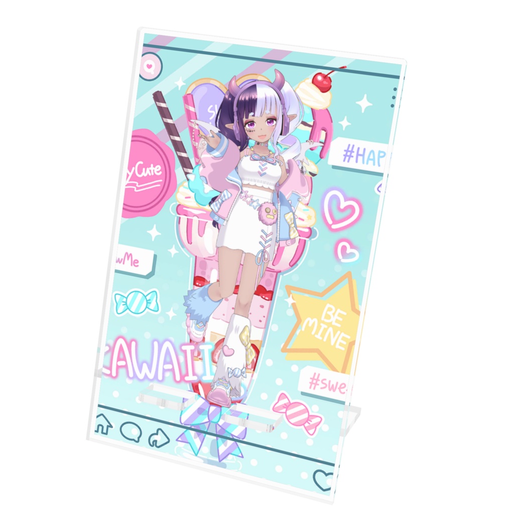 【新月セラ】12月記念日グッズ-アクリルスマホスタンド[1231]