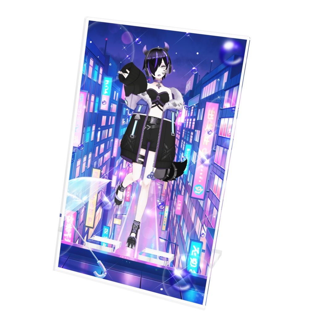 【暗闇ヨル】12月記念日グッズ-アクリルスマホスタンド[1206]