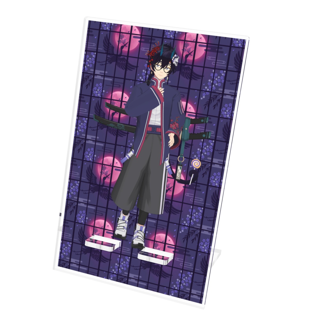 【月夜野 のの】12月記念日グッズ-アクリルスマホスタンド[1230]