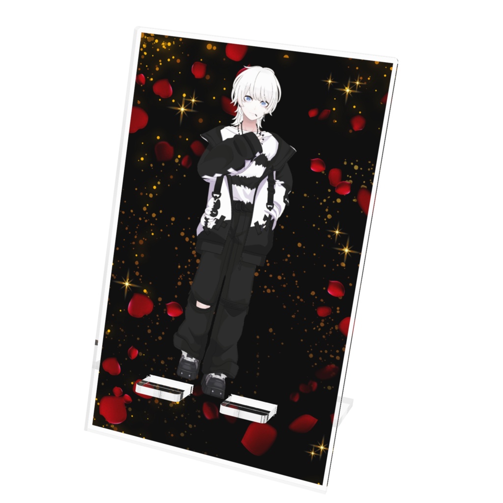 【月野れん】12月記念日グッズ-アクリルスマホスタンド[1212]