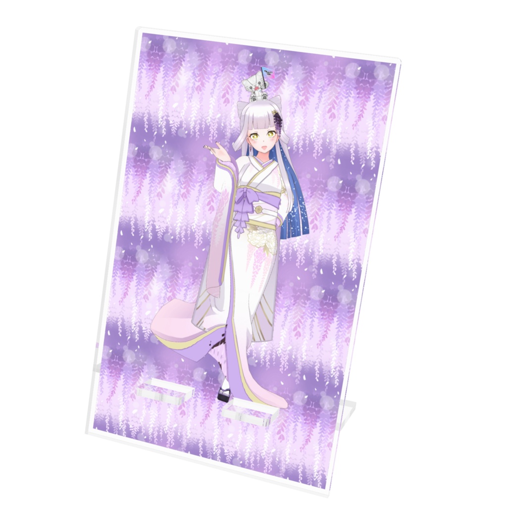 【桃花【ﾄｰｶ】】12月記念日グッズ-アクリルスマホスタンド[1228]