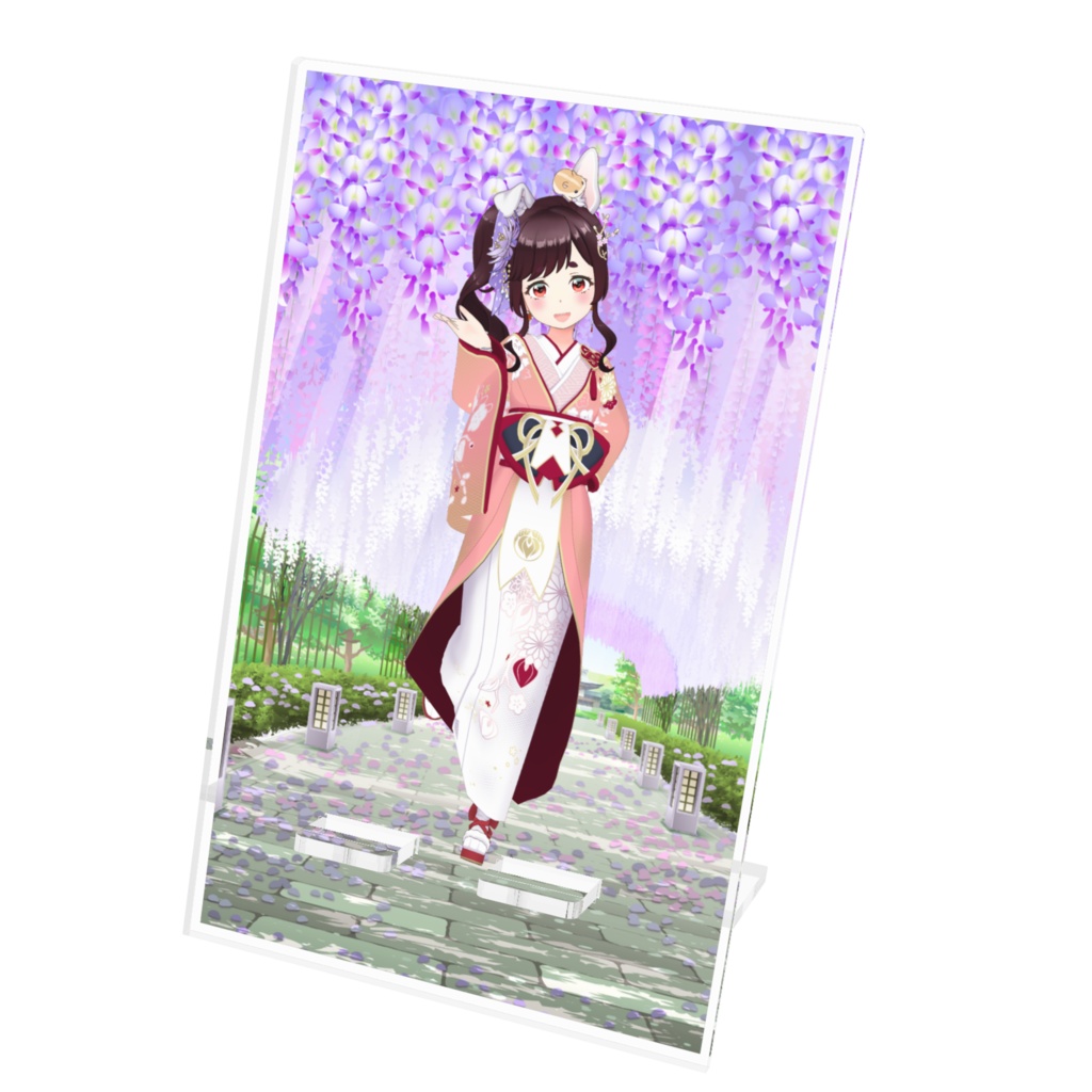 【桜兎宮 千】12月記念日グッズ-アクリルスマホスタンド[1222]