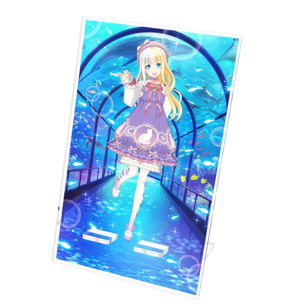 【桜月琥珀】12月記念日グッズ-アクリルスマホスタンド[1214]