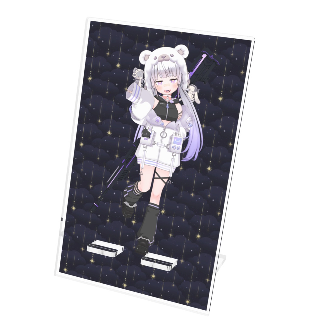 【森乃くま】12月記念日グッズ-アクリルスマホスタンド[1219]