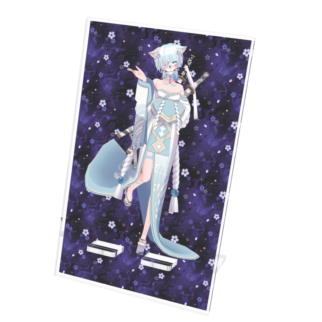 【氷華 嶺音】12月記念日グッズ-アクリルスマホスタンド[1222]