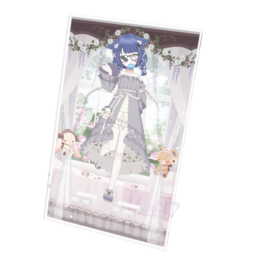 【甘雨りあ】12月記念日グッズ-アクリルスマホスタンド[1225]