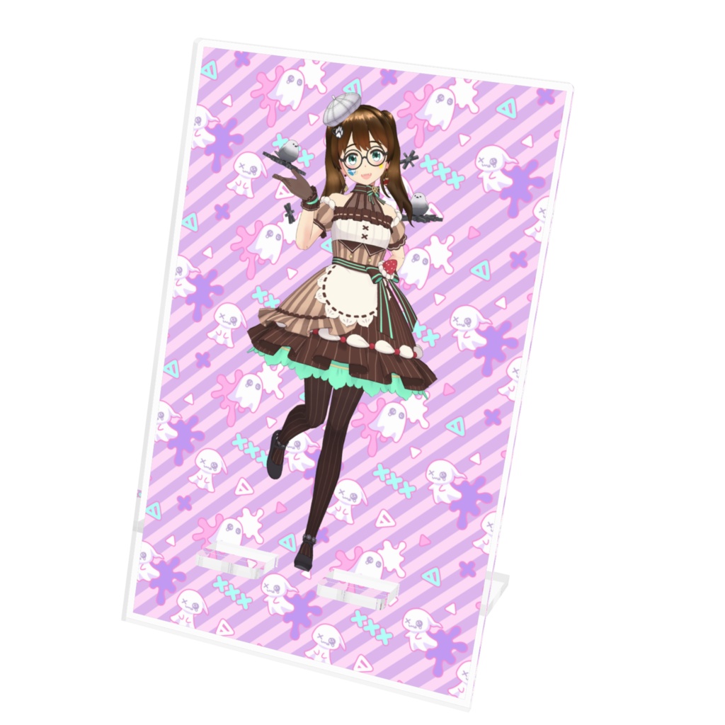 【白吹 のなめ】12月記念日グッズ-アクリルスマホスタンド[1203]