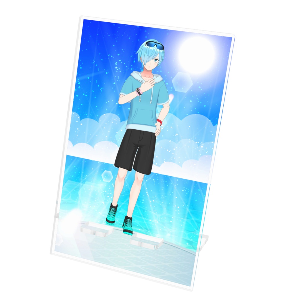 【白銀美月】12月記念日グッズ-アクリルスマホスタンド[1207]