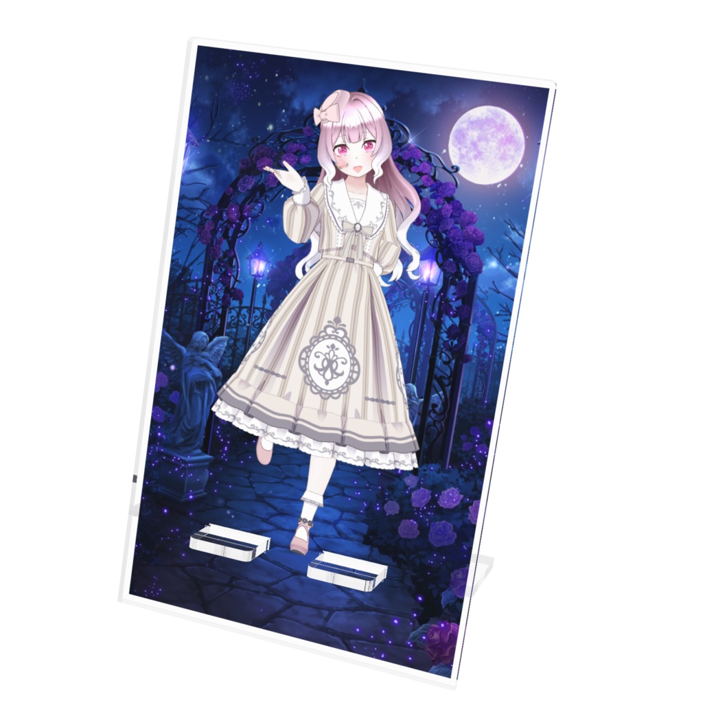 【白藤もも】12月記念日グッズ-アクリルスマホスタンド[1224]