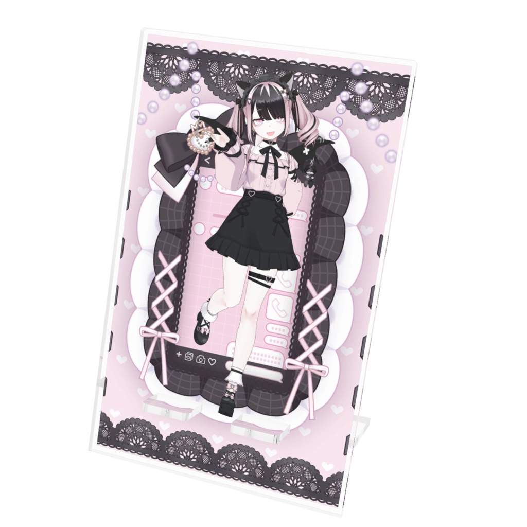 【眠井じぇら】12月記念日グッズ-アクリルスマホスタンド[1224]