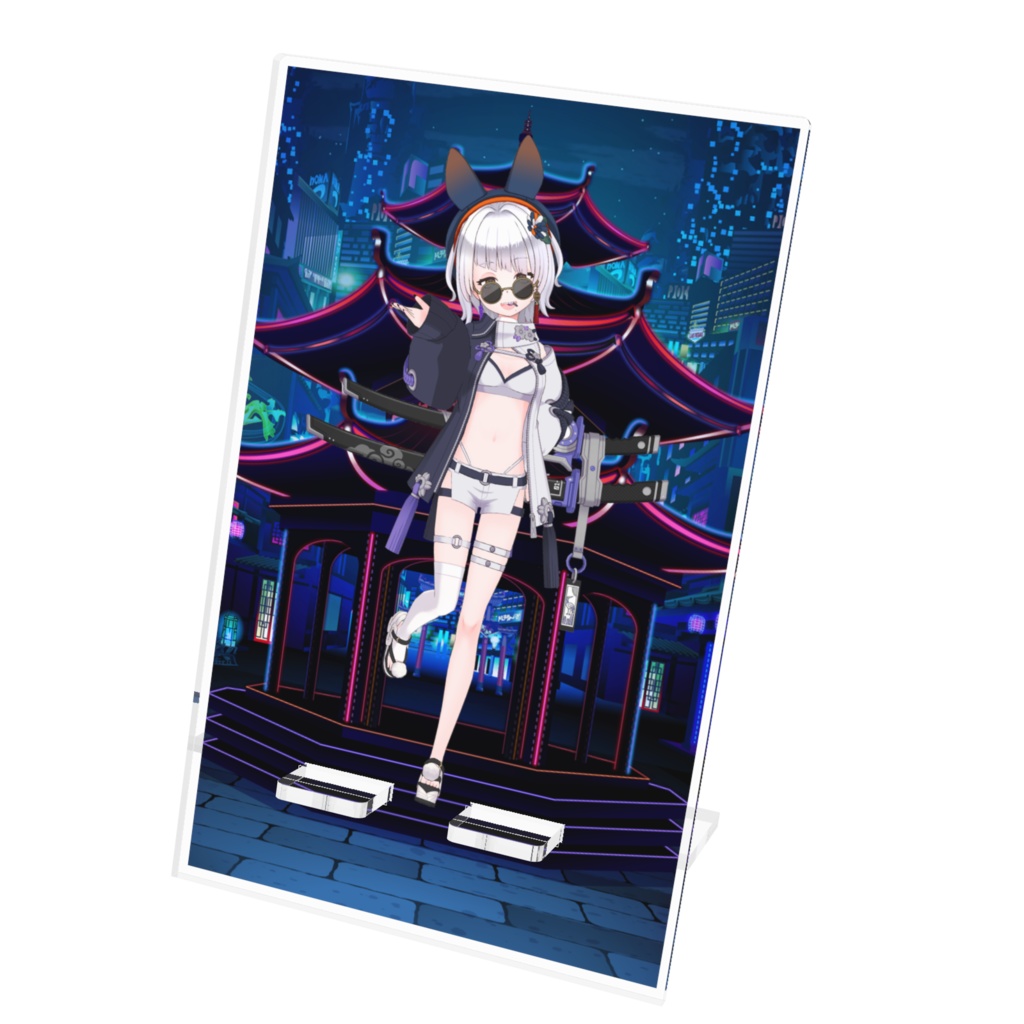 【眠夢ねね】12月記念日グッズ-アクリルスマホスタンド[1202]