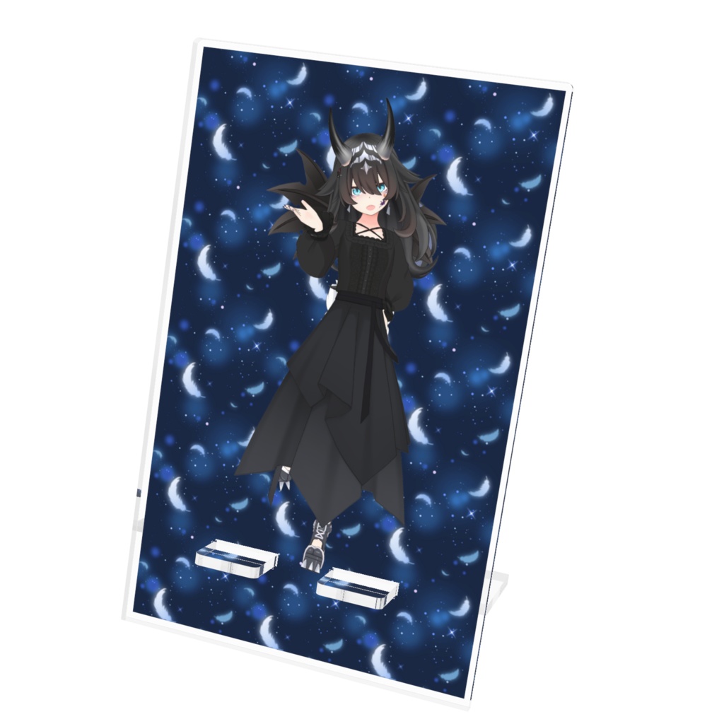 【眠姫 くろこ】12月記念日グッズ-アクリルスマホスタンド[1229]