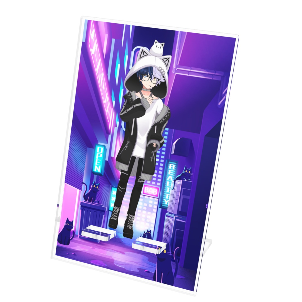 【石見しゅう】12月記念日グッズ-アクリルスマホスタンド[1225]