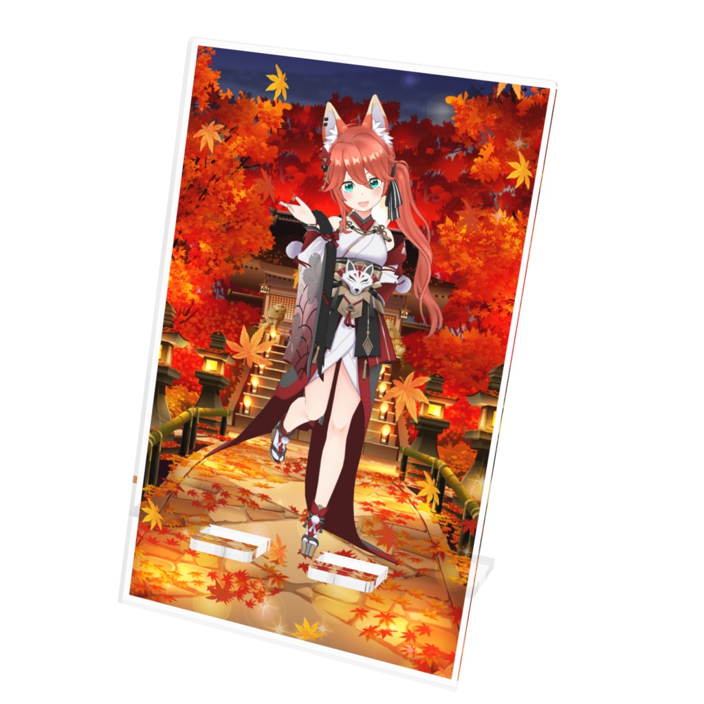 【稲荷りっか】12月記念日グッズ-アクリルスマホスタンド[1215]