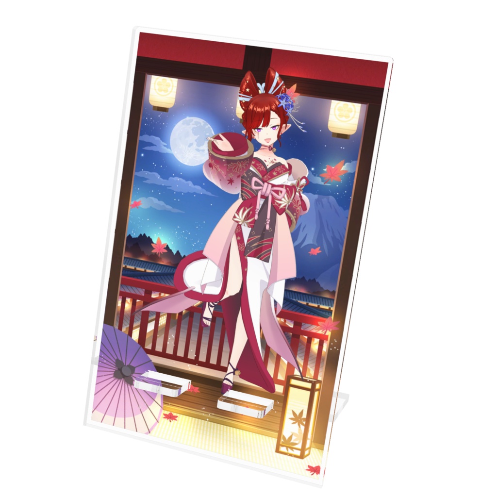 【竜胆リョウカ】12月記念日グッズ-アクリルスマホスタンド[1214]