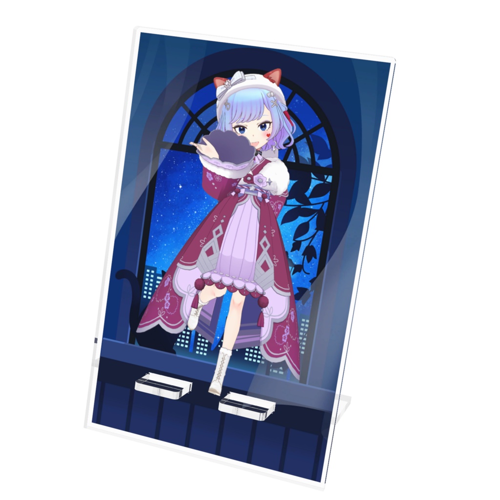 【紅猫デルタ】12月記念日グッズ-アクリルスマホスタンド[1217]