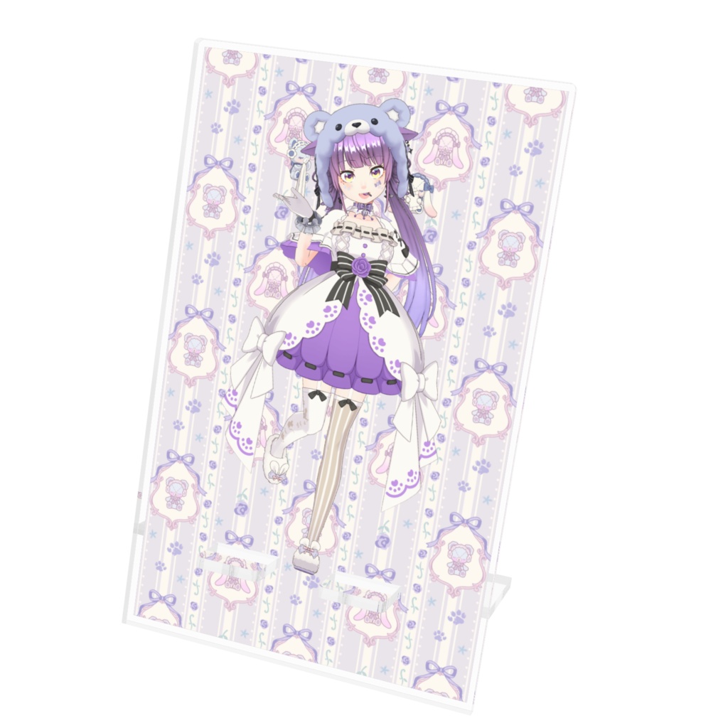 【紫月クロエ】12月記念日グッズ-アクリルスマホスタンド[1205]