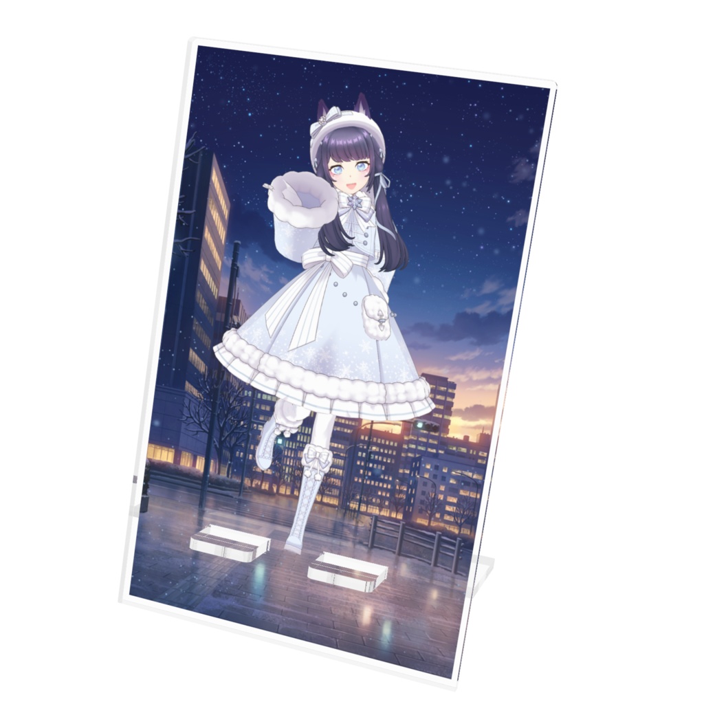 【紺野 きつね】12月記念日グッズ-アクリルスマホスタンド[1210]