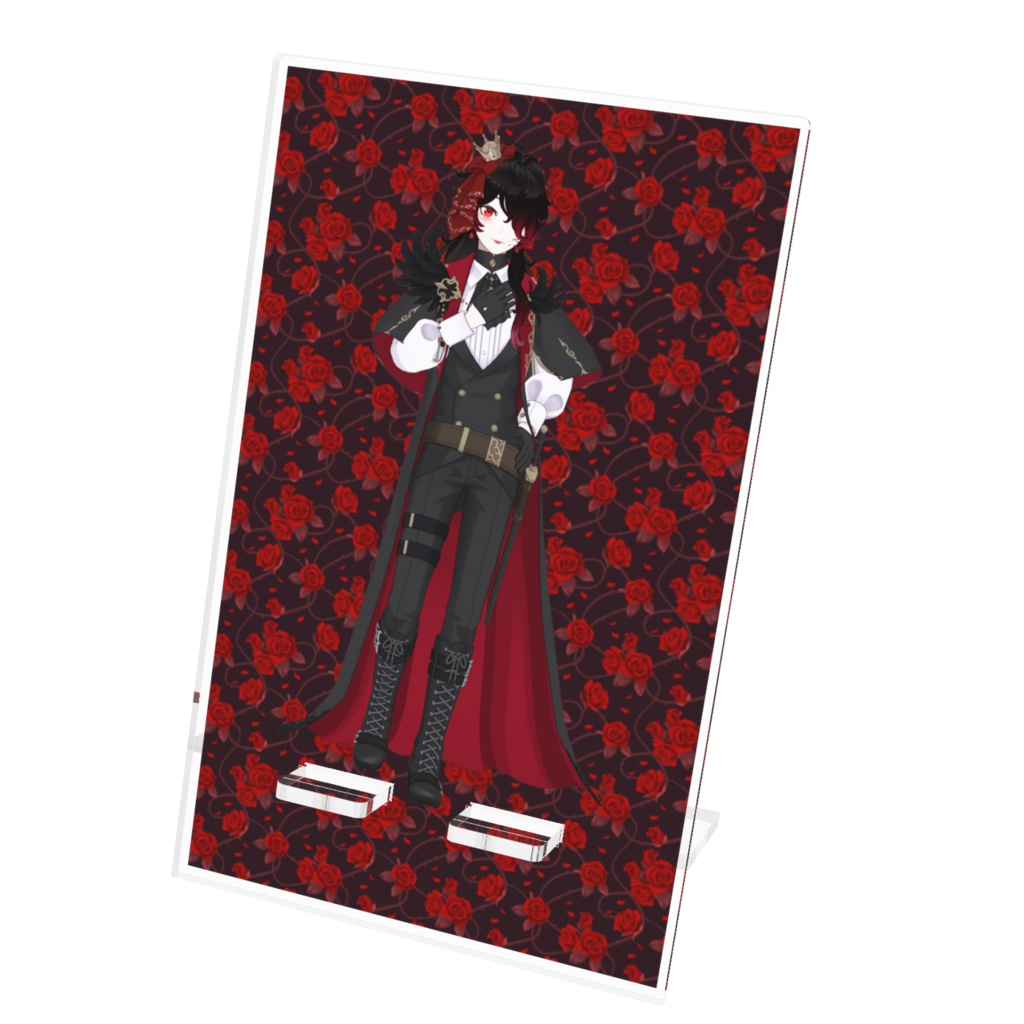 【緋色】12月記念日グッズ-アクリルスマホスタンド[1213]