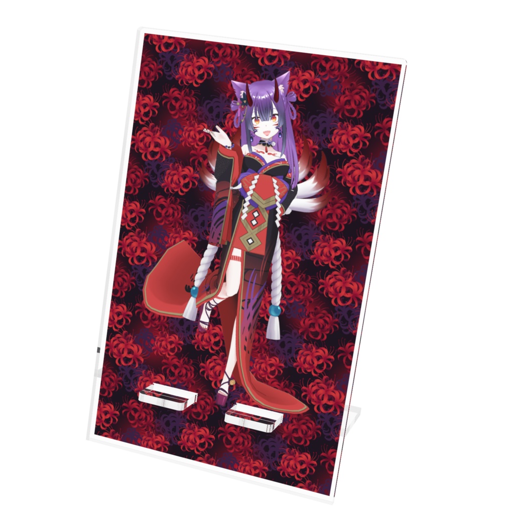 【羽姫 麗 璃射】12月記念日グッズ-アクリルスマホスタンド[1205]