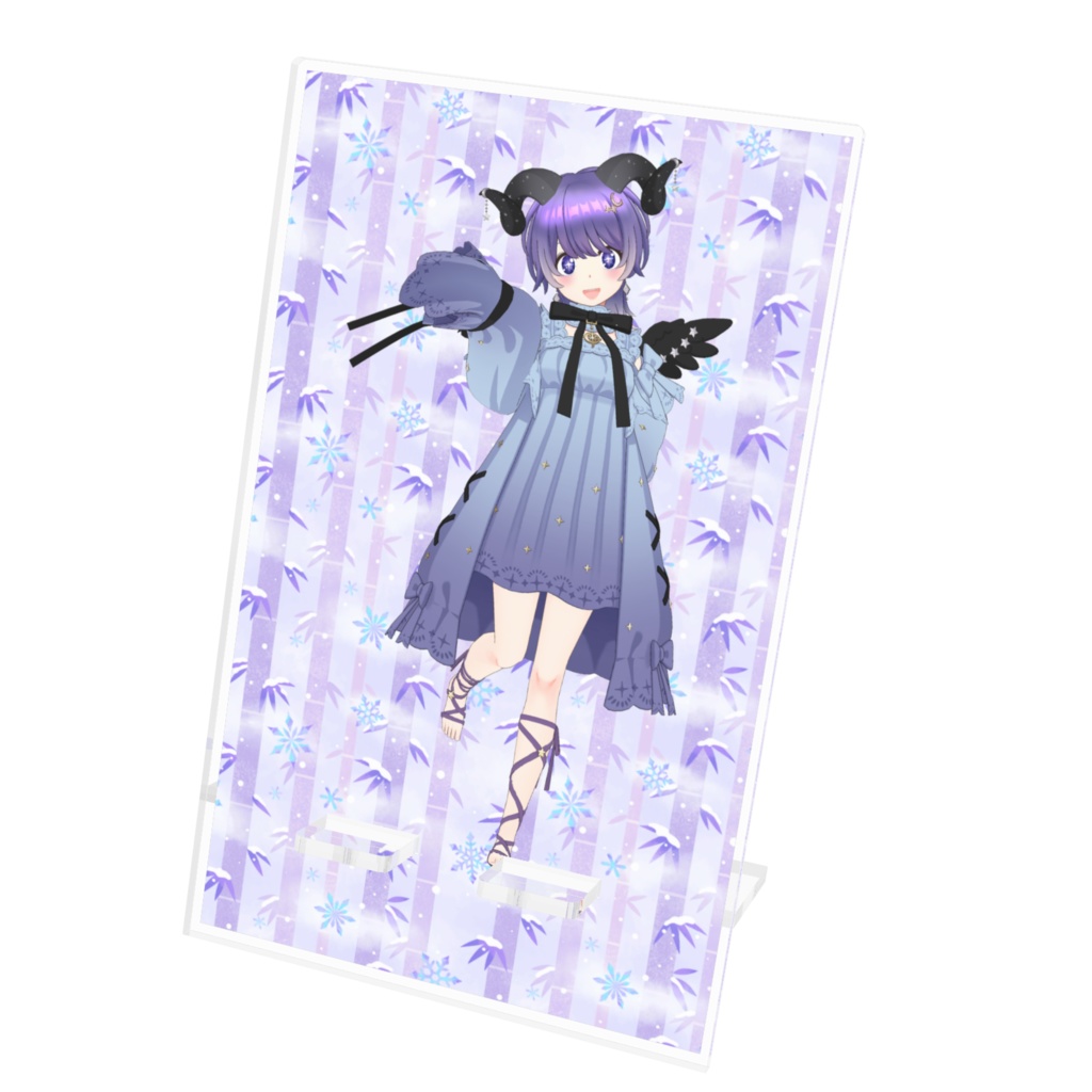 【花唄ドメスハム二郎】12月記念日グッズ-アクリルスマホスタンド[1223]