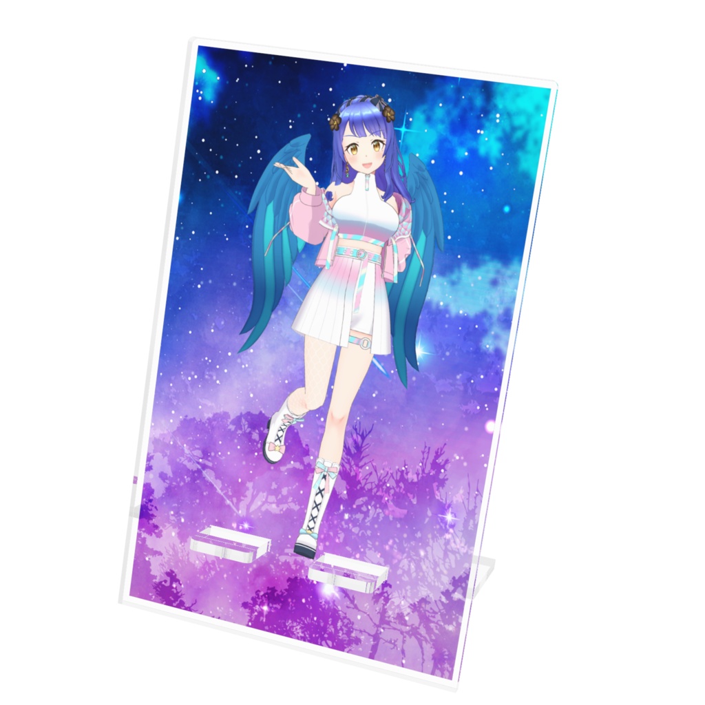 【若羽シエル】12月記念日グッズ-アクリルスマホスタンド[1215]