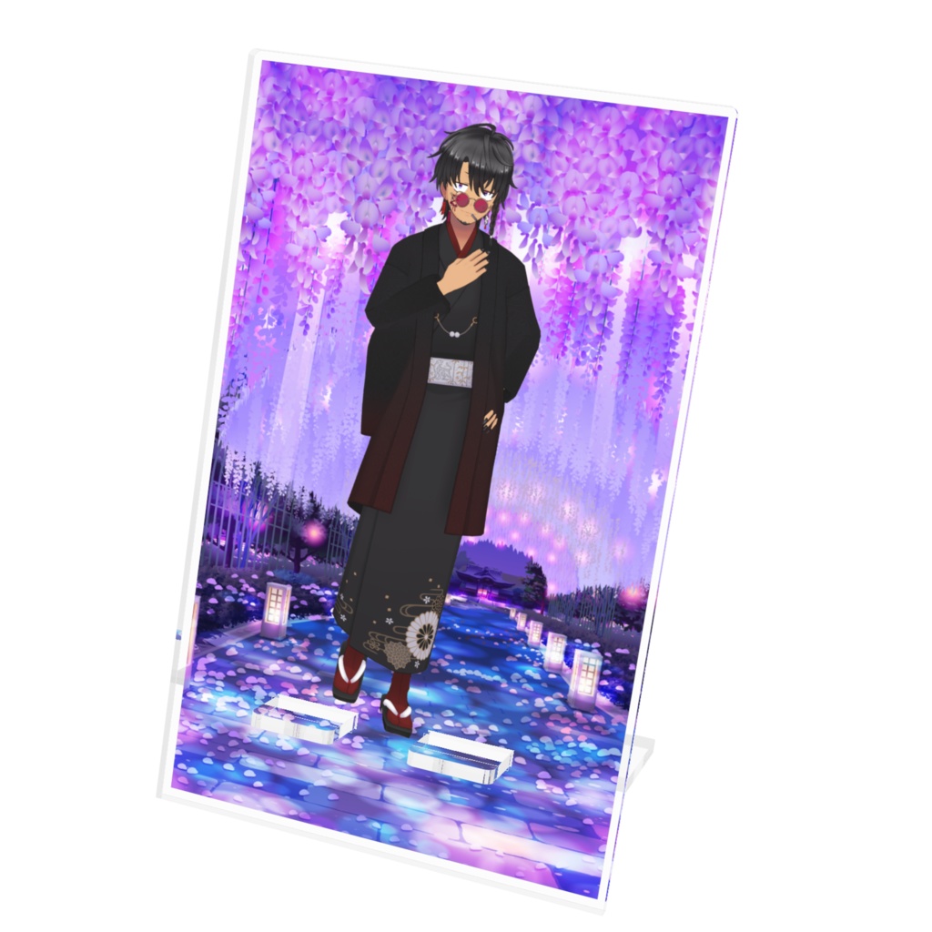 【藤】12月記念日グッズ-アクリルスマホスタンド[1205]