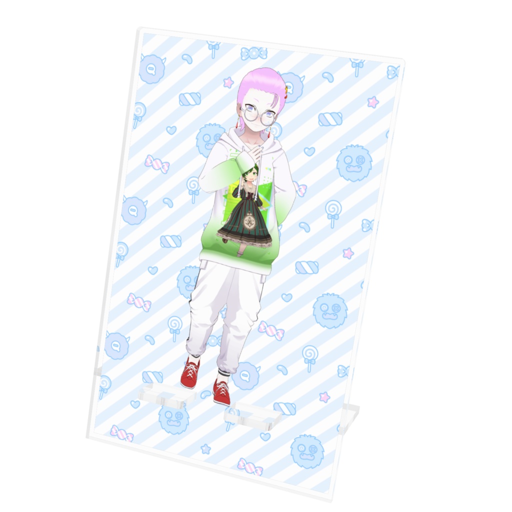 【諸々、あめぬぉん】12月記念日グッズ-アクリルスマホスタンド[1224]