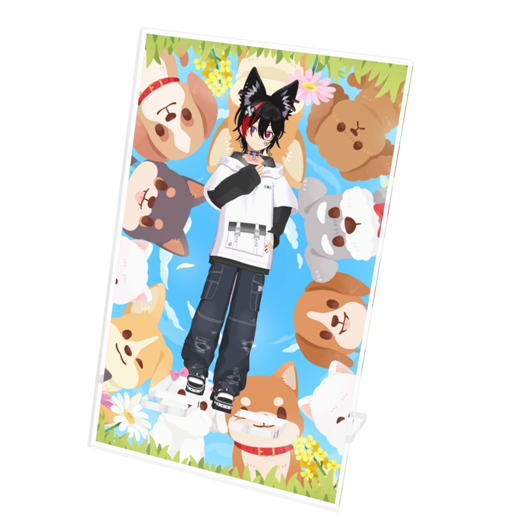 【跡蔵らす公】12月記念日グッズ-アクリルスマホスタンド[1225]