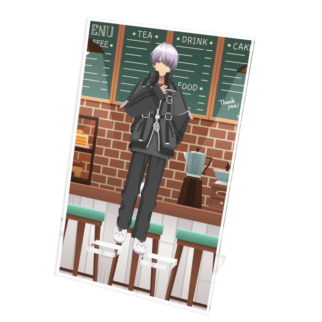 【遥翔ぺぺ】12月記念日グッズ-アクリルスマホスタンド[1221]