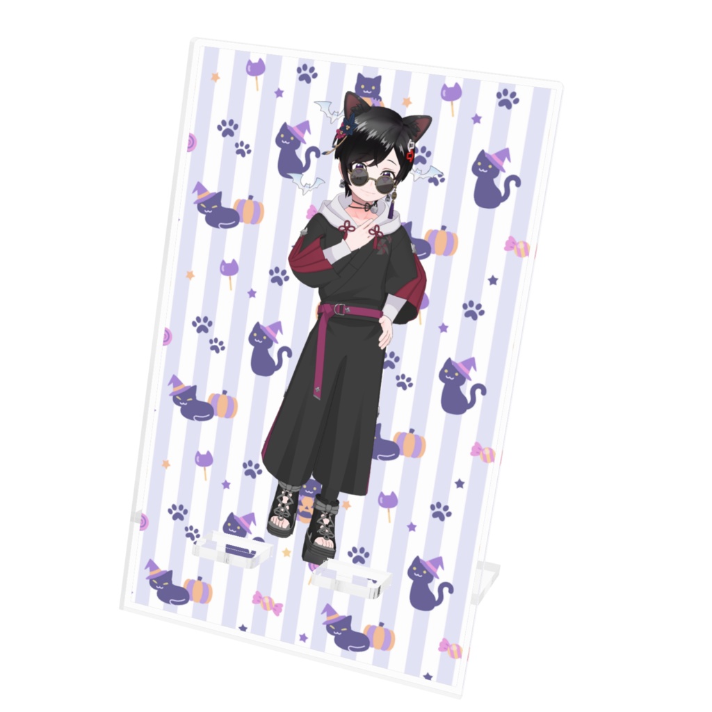 【野良猫】12月記念日グッズ-アクリルスマホスタンド[1225]