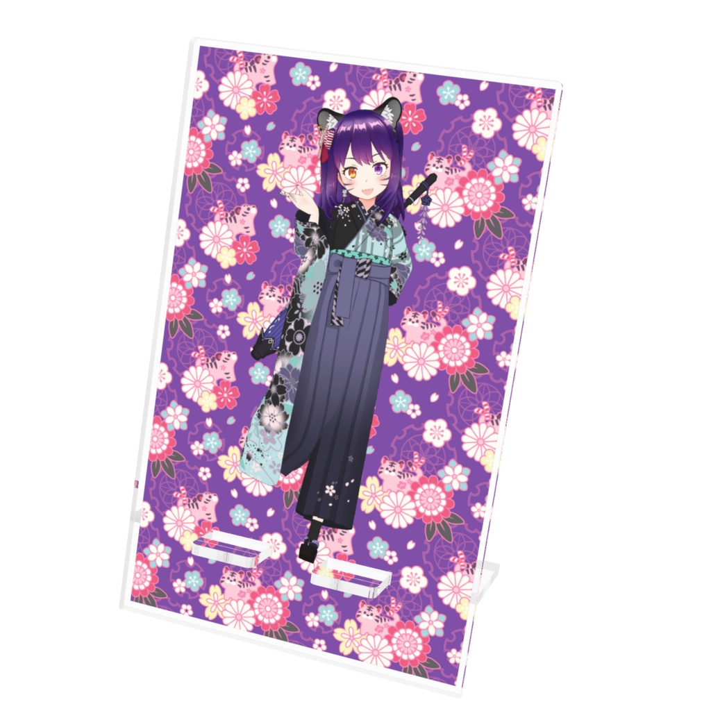 【野良猫神とらこ】12月記念日グッズ-アクリルスマホスタンド[1202]