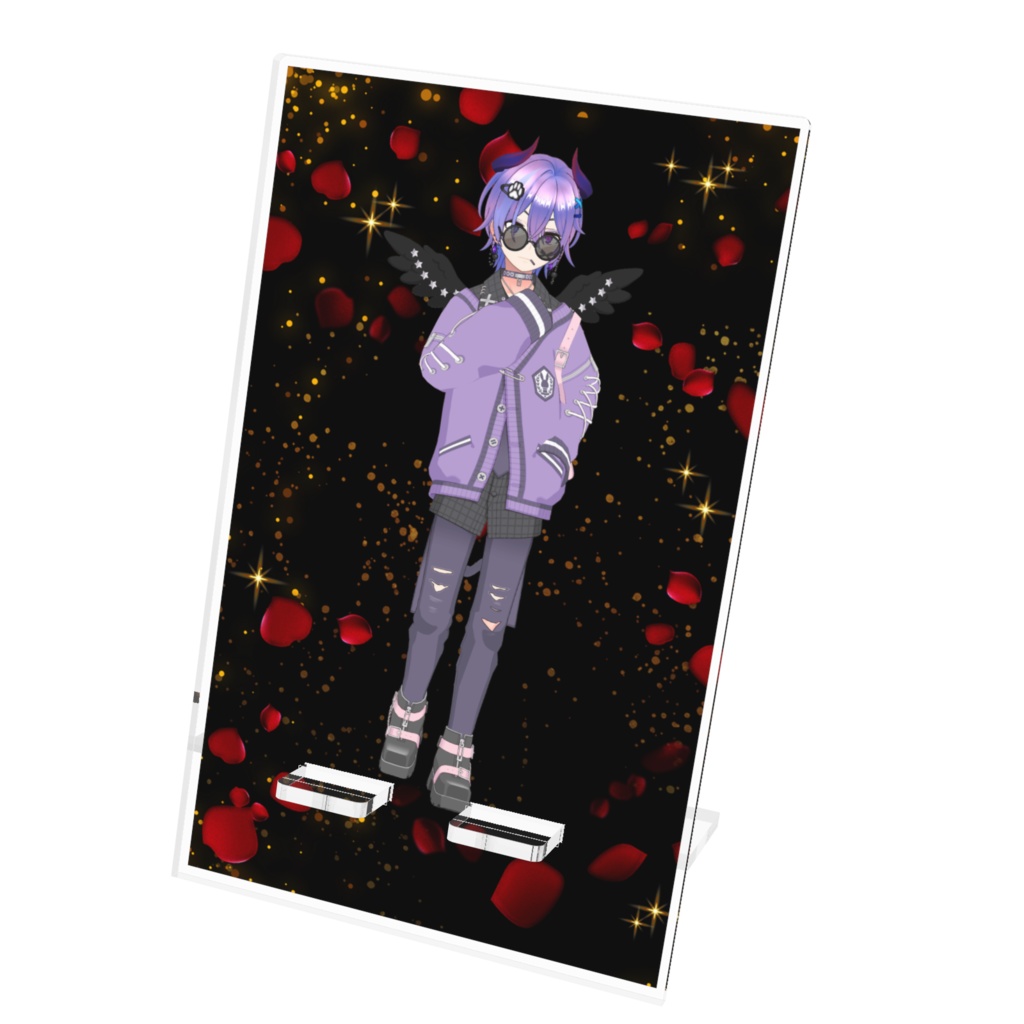 【闇夜もる】12月記念日グッズ-アクリルスマホスタンド[1204]