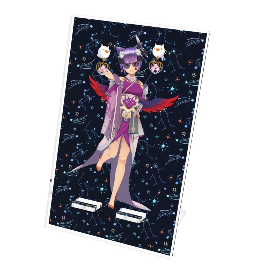 【雨宮彩羽】12月記念日グッズ-アクリルスマホスタンド[1218]