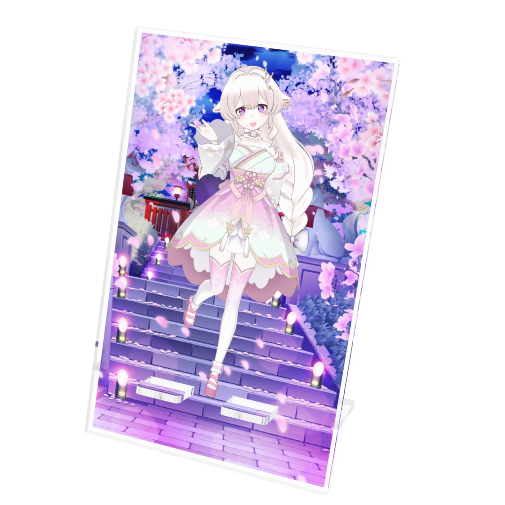 【鬼島のんの】12月記念日グッズ-アクリルスマホスタンド[1230]