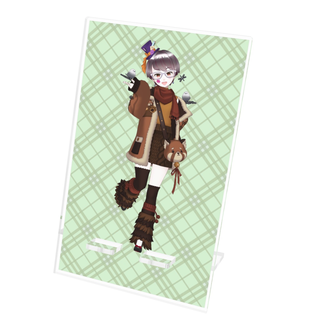 【鳥乃むむ】12月記念日グッズ-アクリルスマホスタンド[1215]