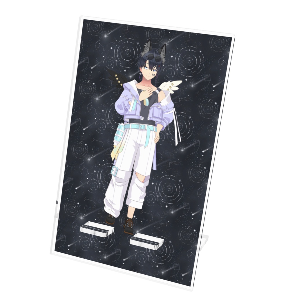 【黒丸シヴァ】12月記念日グッズ-アクリルスマホスタンド[1214]