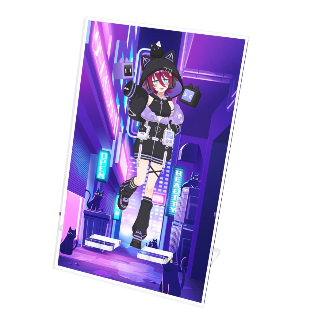 【ぽん。】12月記念日グッズ-アクリルスマホスタンド[1210]