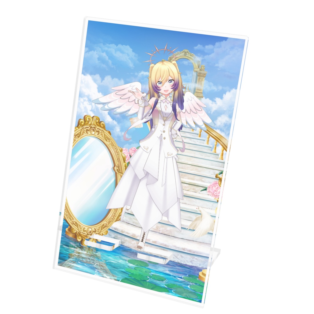 【天魔　るる】12月記念日グッズ-アクリルスマホスタンド[1229]