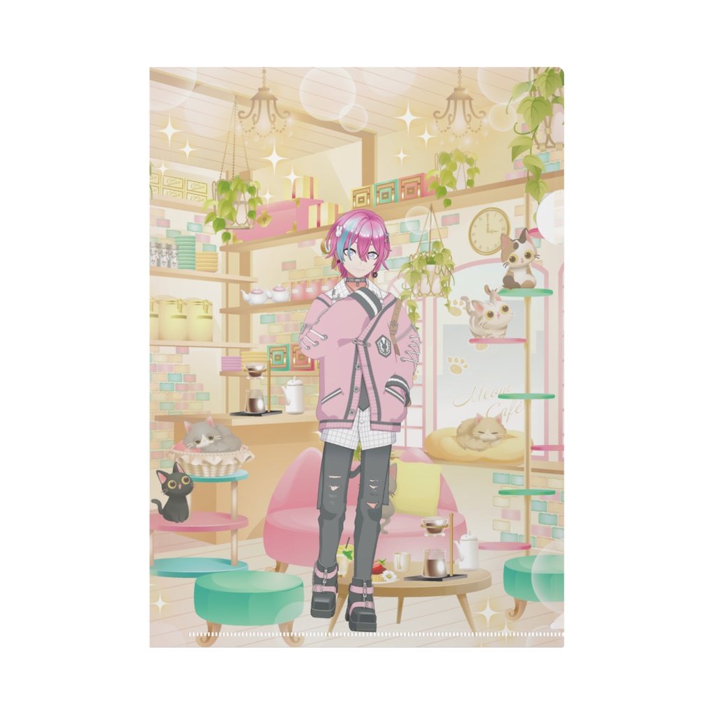 【三神　たぴ】12月記念日グッズ-クリアファイル[1206]