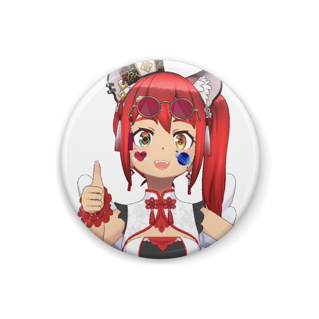 【うーちゃ】12月記念日グッズ-缶バッジ[1219]