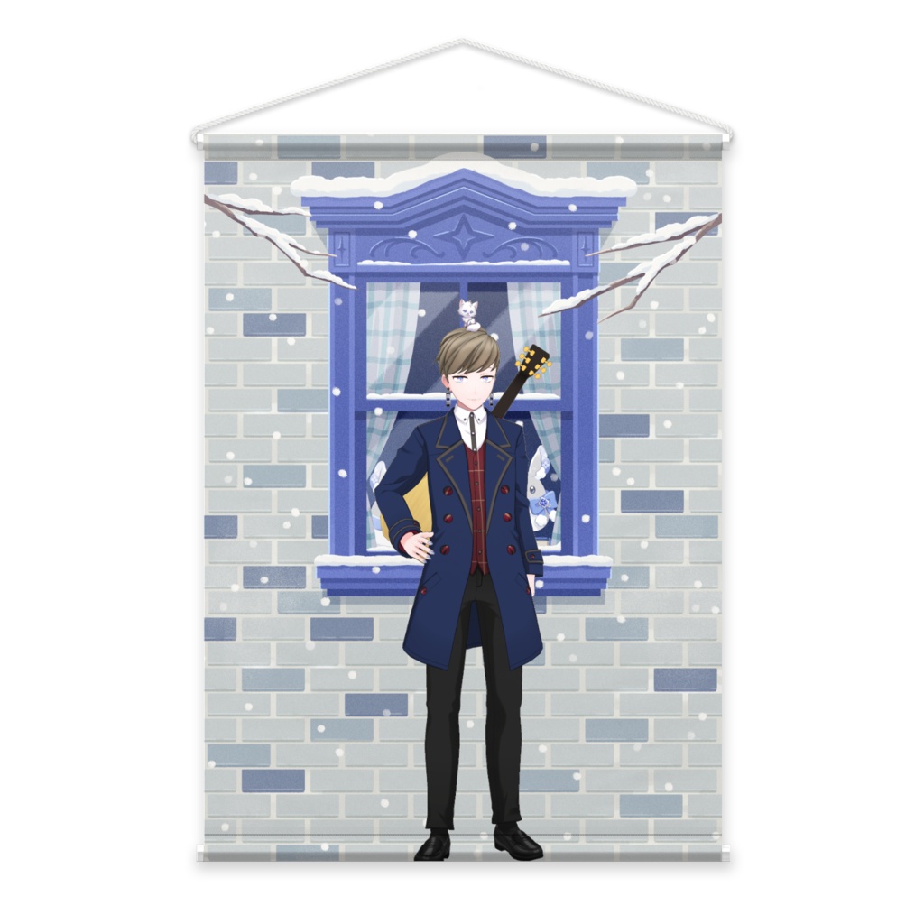 【EMBK】12月冬コーデ-タペストリー-G0026