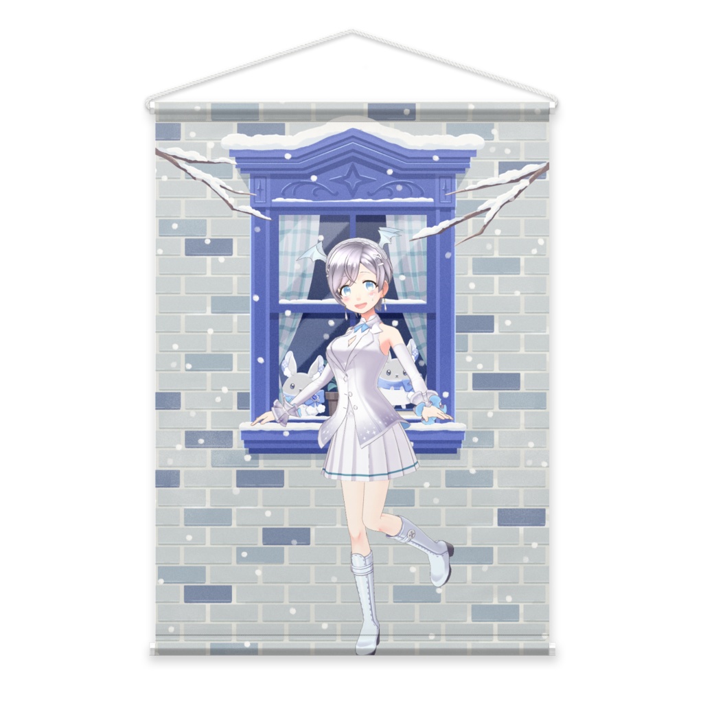 【Hukyu7】12月冬コーデ-タペストリー-G0030