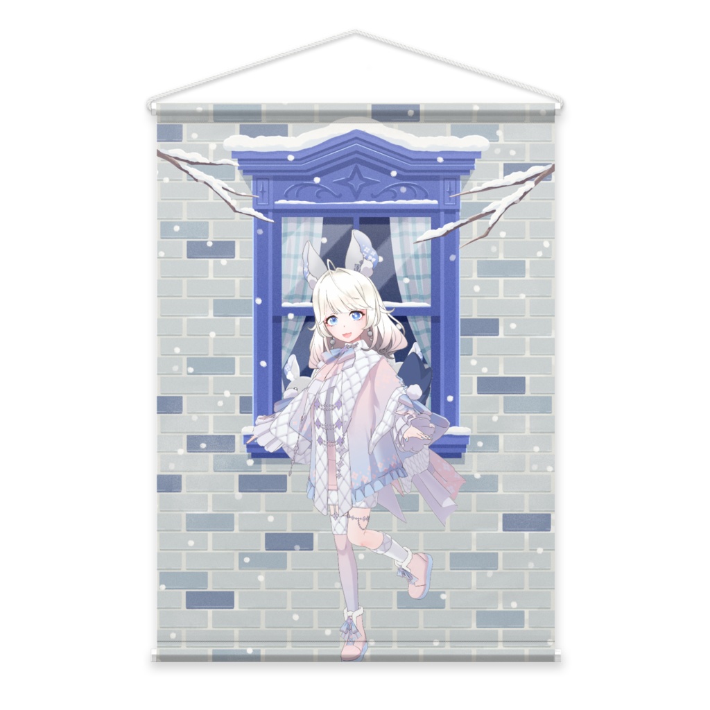 【R.I.O】12月冬コーデ-タペストリー-G0055