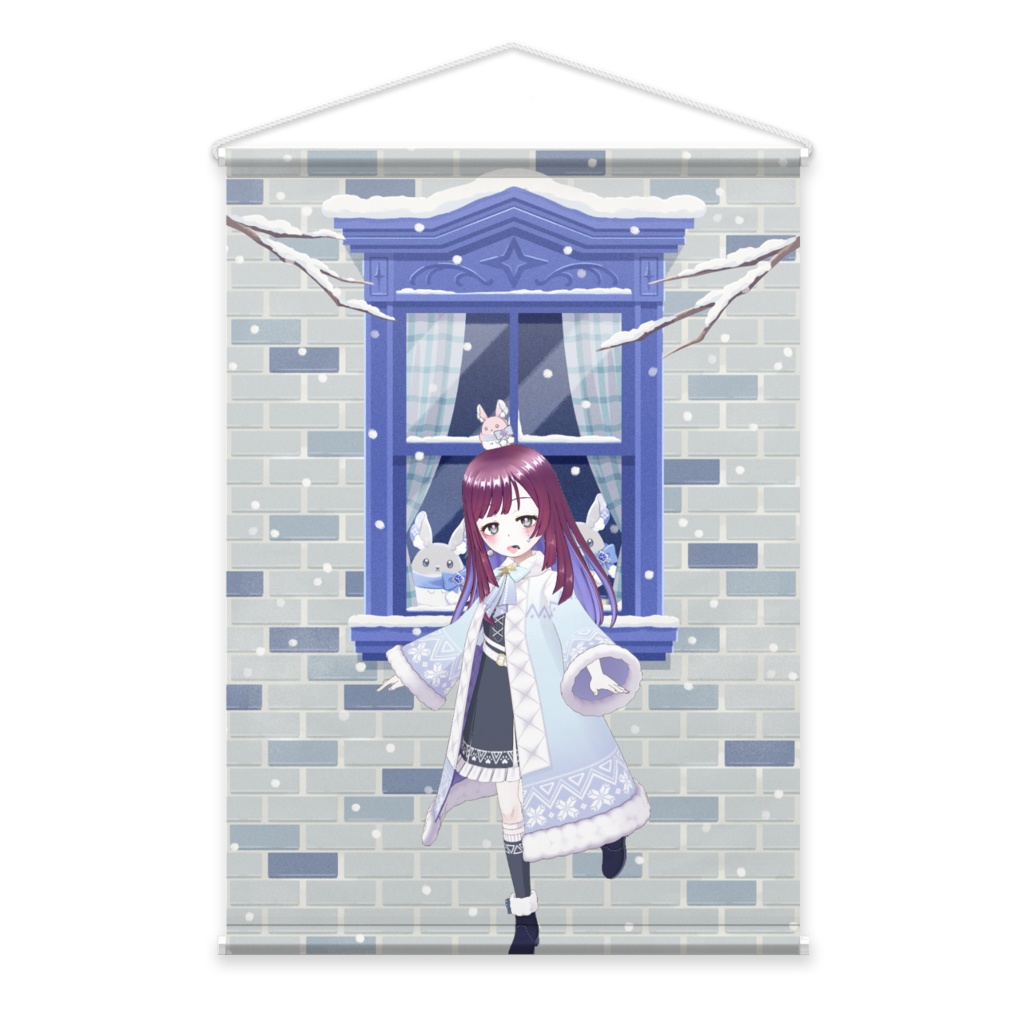 【Rain】12月冬コーデ-タペストリー-G0056